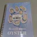 Nipil Coastal Beach Oyster Notebook Journal, Blue Ocean Aesthetic Notebooks Journals Writing for Note Taking, Ocean Beach Oyster gifts, Blue Hardcover Spiral Notebook Journal, 5.5x8.3 Inch