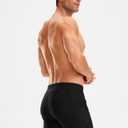 G Gradual Men's Swimsuit Trunks with Zipper Pockets Quick Dry Swimwear Bathing Suit Swim Briefs Board Shorts for Men (Black, M)