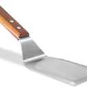 Bellemain Stainless Steel Spatula | Heavy Duty Turner with Beveled Edges & Hardwood Handle | Large Metal spatula for Cast Iron Skillet, Flat Top Grill | Griddle Scraper | Hamburger