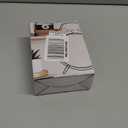 Peakeep Loud Analog Alarm Clock for Heavy Sleepers, Vintage 4-Inch Twin Bell Old School Fashioned Alarm Clock with Battery Operated for Bedrooms (Red Brown)