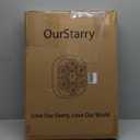 OurStarry New Model Smart Music Boxing Machine for Adults and Kids, Training Machine with LED Electronic Wall Mounted, Home Indoor Workout Equipment with Premium Boxing Gloves (Black 03)