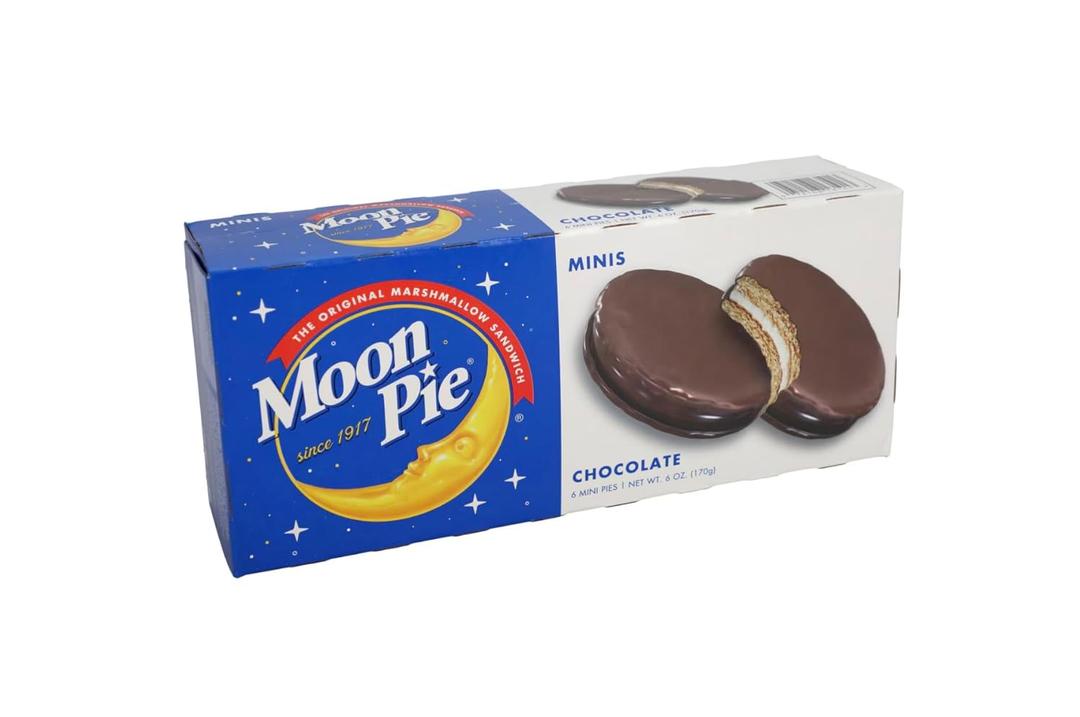 Moon Pie Minis Chocolate Marshmallow Sandwich 110 Calories - 12 per package (Best By: 06/01/2026)