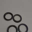 72.1mm to 54.1mm Car Wheel Hub Centric Rings Black Polycarbonate Wheels Center Shaft Shock Absorbing Hubrings 4 Pcs