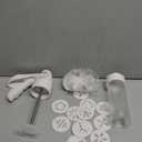 Cookie Press Gun White - Spritz Cookie Press Kit with 12 Discs & 6 Piping Tips | Perfect for Thanksgiving Christmas, Baking & Cake Decorating