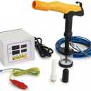 PCA-305 100KV Portable Powder Coating Kit, Electrostatic Powder Coating System & Spray Gun Machine for Beginners/Professionals, Metal Finishing (EXP 08/13/26)