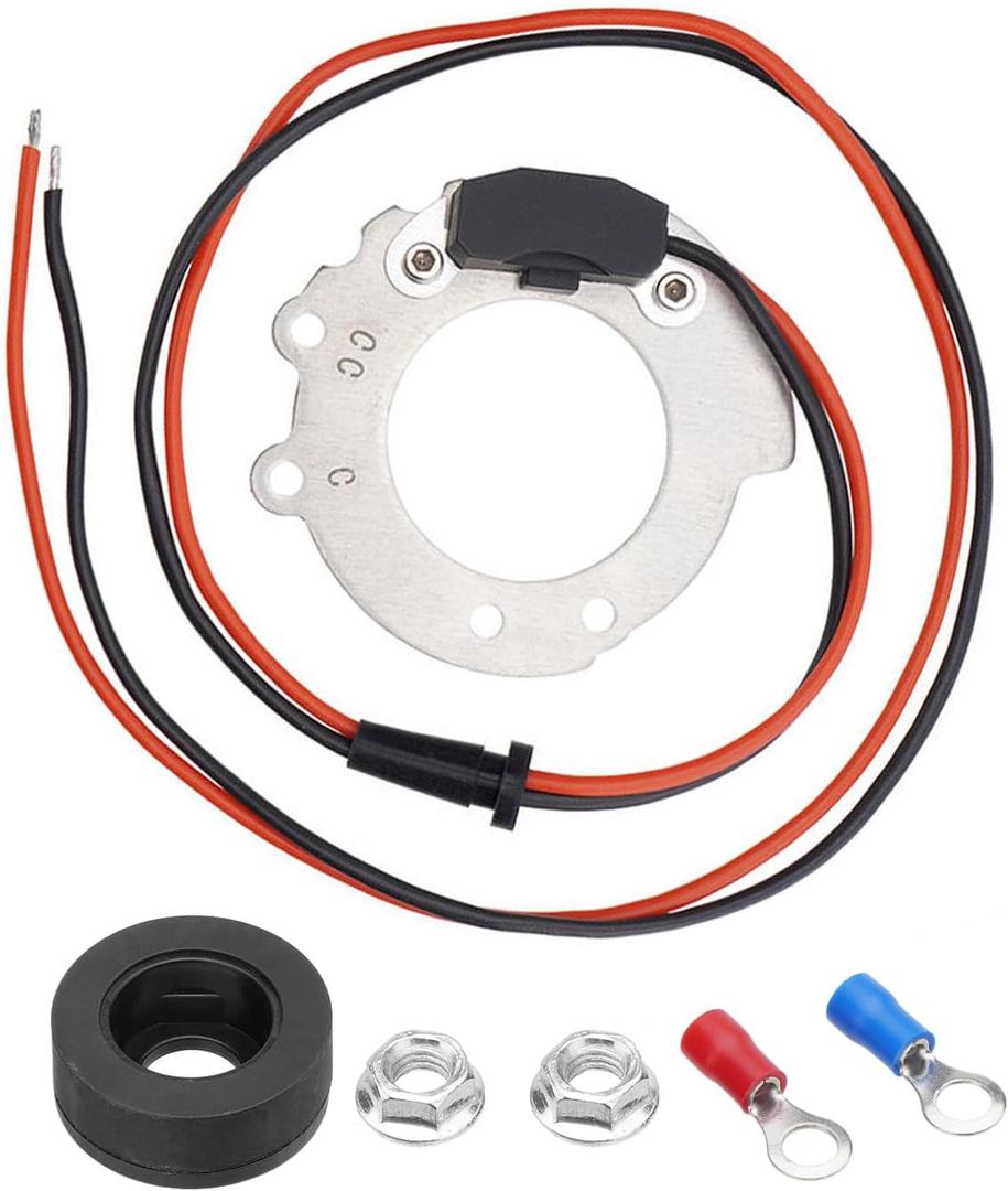 1244A Ignitor Ford 4 Cyl - Electronic Ignition Module Conversion Kit Compatible with Ford Tractors 2N 9N 8N 500-800 4 Cylinder Series