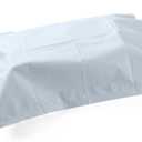 Avalon 703 Disposable Pillowcases, Blue, 21 Wide x 30 Long (Pack of 100) Single-Use Pillowcases Tissue with Poly Back to Help Prevent Leak-Through Pebble Embossed Medical Supplies