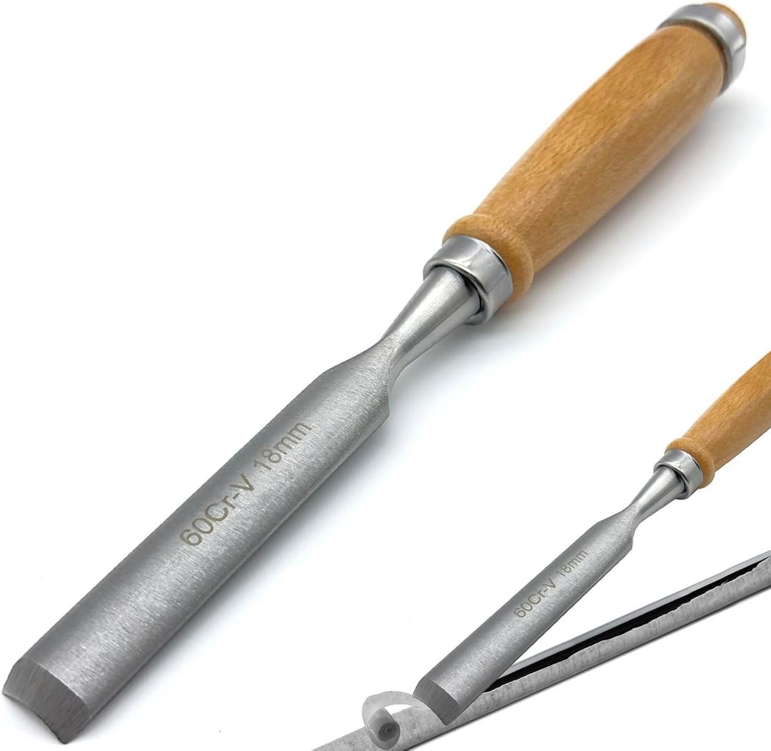 Golf Grip Tape Stripper Remover Tool - Chrome Vanadium Steel, Wooden Handle, Golf Grip Removal Tool, Perfect for Golf Grip Repair & Replacement Kit