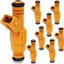 Fuel Injectors Set of 8 Compatible with 1996-1998 Ford Crown Victoria Explorer Lincoln Town Car Replacement for Mercury Grand Marquis Mountaineer Thunderbird Cougar Replace 0280155710