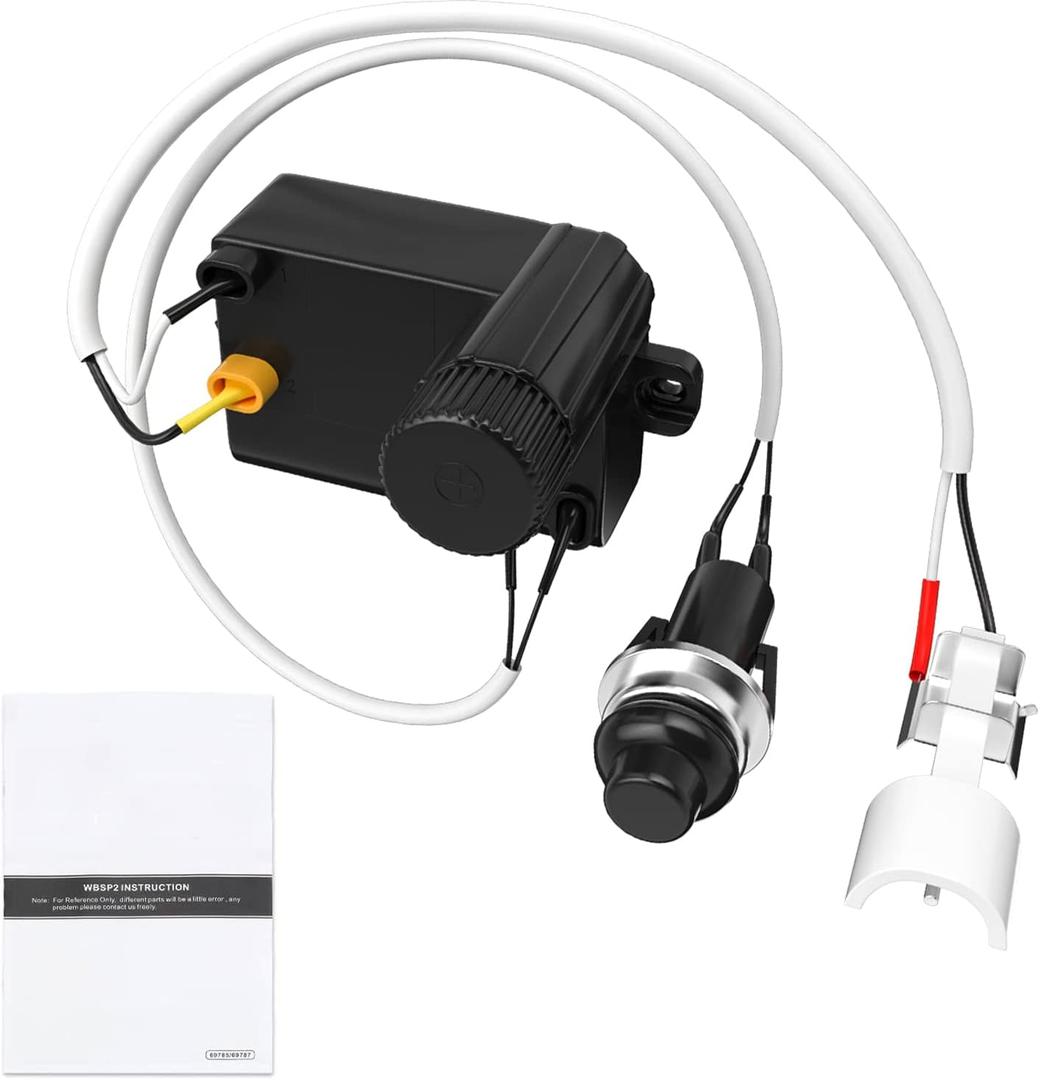 Hisencn 7642 Grill Igniter for Weber Spirit 210 & Spirit 310 Gas Grill Models with Up Front Controls (Model Years 2013 and Newer)