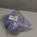 Tanming Sweater Sets Women 2 Piece Lounge Sets Short Sleeve Knit Pullover Tops Wide Leg Pants (Large, Blue)