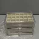 Jewelry Box Organizer，Acrylic Storage Organizer with 5 Drawers Adjustable Velvet Trays grid size Jewelry Storage Box Clear Jewelry Organizer Gift for Women Girls (5 layer)