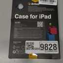 Antbox Case for iPad mini 7 A17 Pro, iPad mini 7th/6th Generation Case (2024/2021) with Pencil Holder Vegan Leather Smart Cover with Auto Sleep/Wake Stand Function (Blue)