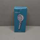 Brushed Nickel Shower Heads Handheld with On Off Switch,8-Mode High Pressure Shower Wand with 79In Stainless Steel Hose&Bracket PLUS Low-Reach Adhesive Wall Mount Holder for Kids&Elderly