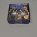 500LM High-Visibility Running Lights for Runners, Adjustable 45 Beam & 360 Reflective Vest, IPX4 Waterproof Running Vest Light for Night Walking/Cycling/Jogging, 3.5-20Hrs Runtime