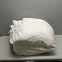 Down Feather Bedding Fiber Comforter, Filled with Feather and Down Fiber, All Season Fluffy Ultra Soft 100% Cotton Duvet Insert, Luxury Hotel Bedding Style Comforter,90"x90"