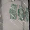 BGment Short 100% Blackout Curtains for Bedroom, Thermal Insulated Energy Efficiency Noise Reducing Grommet Curtains 45 Inch Length with Liner for Small Window 2 Panels Each 42 Inch Wide, Pure White