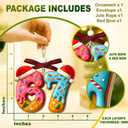 4 x 67 Ornament  Donut 6 7 Christmas Ornaments  Funny Christmas Ornaments  67 Meme Gag Gifts for Kids, Girls  Trendy Stocking Stuffers for Teens  Acrylic 6 7 Trending Ornament Decorations 2025