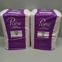 Poise Incontinence & Postpartum Pads for Bladder Leaks, 4 Drop Moderate Absorbency, Regular Length, 132 Count
