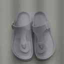 Women's Platform Flip Flops with Arch Support, Eva Lightweight Chunky Slide Sandals for Women, Fashion Comfort Summer Beach Sandal with Adjustable Buckle, Sandalias De Plataforma Para Mujer (7)