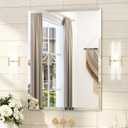 24x36 inch Frameless Beveled Bathroom Vanity Mirror