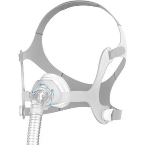 Replacement for Airfit N20, Secure Fit & Ultra-Soft with Upgraded Silicone Cushion, Quick-Release Tube Adjustable Straps Assembly, Great-Value CPAP Supplies - Medium