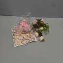 Kigley 38 Pcs Fairy Cake Toppers Garden Topper Fairy Cake Decoration Pink Mushroom Butterfly Flowers Dessert Decoration for Birthday Baby Shower Party Favors