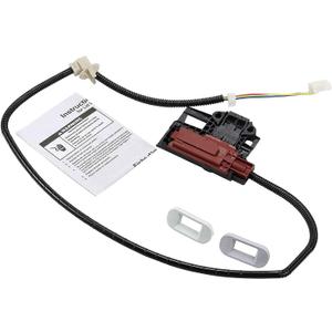 W10404050 W10238287 Washer Lid Lock Latch switch Assembly Compatible with Whirl.pool Ken.more Washer Parts AP5263307,PS349762,W10744659 by TOMOON