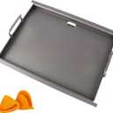 6787 Full Size Griddle for Weber Spirit I & II 300 Series Gas Grill | Carbon Steel Flat Top Grill Insert Replacement for Weber GS4 Spirit E/S310 E/S315 E/S320, Outdoor BBQ Accessories