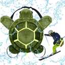 Shappy Turtle Butt Pads for Snowboarding 28 Inch Cute Waterproof Hip Butt Pad Turtle Protective Gear for Skiing Padded Skating Pads Hip Protection for Kids Adults