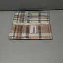 Fall 20x20 Throw Pillow Covers Set of 2, Watercolor Brown, Grey and White Checkered Decorative Holiday Pillow Case 20 x 20 Autumn Cushion Covers Pillowcase for Indoor Home Bedroom Sofa Decor