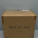 MALACASA Serving Bowls, 114 OZ(10") Extra Large Salad Bowls Set of 2, Porcelain White Serving Bowls for Salad, Soup, Pasta and Dinner, Large Ceramic Bowl Set for Entertaining, Series REGULAR