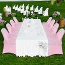 HAINARverS Stretch Spandex Folding Chair Covers 30PCS Universal Fitted Chair Cover Protector for Wedding,Party, Banquet, Holidays, Celebration, Decoration (Pink, 30 PCS)