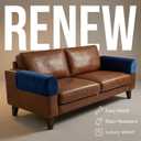 Homoyoyo 2pcs Sofa Armrest Cover Waterproof Armchair Arm Protectors Washable Stretchable Sofa Arm Covers for Recliners Sofas Chairs Living Room Couch Loveseat Navy Blue