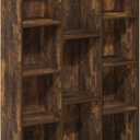 Furinno Luder 11-Cube Reversible Open Shelf Bookcase, Amber Pine