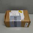 Amazon Basics Linen Style Bathroom Shower Curtain, 72" x 72", Bright White, 11.42" L x 9.45" W