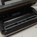 Vacuum Sealer Machine, Built-in Cutter, Bags Storage & Easy-Lock Handle, Includes Free Bags, Black
