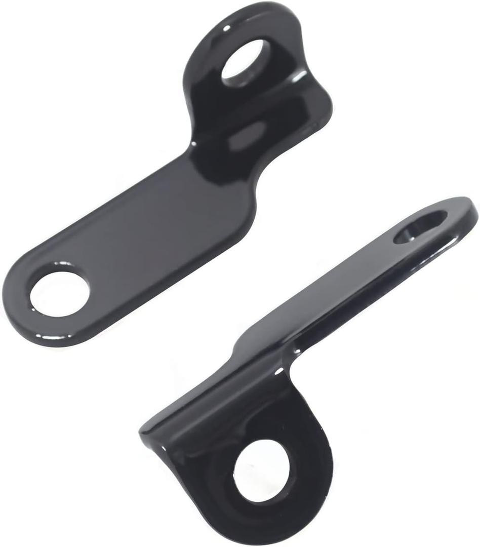 Turn Signal Indicator Relocation Holder Axle Shaft Mount Bracket Compatible with Harley Sportster XL883 1200 Dyna (Gloss Black)