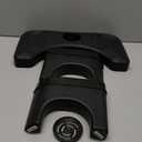 Recximi Black Toilet Stool Poop Stool Squat Adult, Toilet Foot Rest Step Stool for Adults, Portable Bathroom Stool for Pooping, Portable Squatting Toilet Stand for Feet, Healthy Gifts, Black (1 Pack)