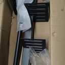 GADFISH Trailer Steps, Heavy Duty Boat Trailer Steps, Boat Steps for Trailer, Boat Trailer Tongue Steps, Suitable for 4 x 4 inches Trailer Frame, Black
