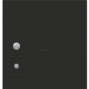 Salsbury Replacement Parcel Locker - Door and Tenant Lock - for Standard 4 High (PL4) 4C Horizontal Parcel Locker - with (3) Keys - Black
