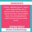 Get Naked Biteables Natural Soft Treats for Cats, Kitten Health Plus, Seafood Medley Recipe, 3 oz, 1 Pouch