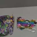 Frienda Mardi Gras Outfit for Women Mardi Gras Poncho Scarf Shawl Costume Apparel Accessories Masquerade Party(1)