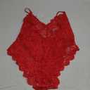 Avidlove Women One Piece Lingerie Deep V Teddy Sexy Lace Bodysuit Snap Crotch Babydoll (XX-Large)