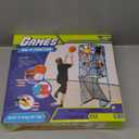 Kids Basketball Hoop Arcade Game,4 in 1 Arcade Game Set with Basketball sandbag Darts and Football,Indoor Outdoor Kids Sport Game for Ages 3 + Years