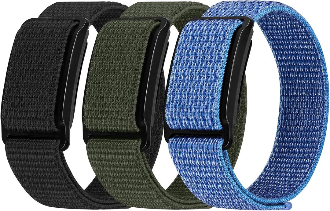 Honeystraper Sport Nylon Loop Compatible with Whoop 4.0 Band, Soft Breathable Nylon Adjustable Replacement Strap for Men Women