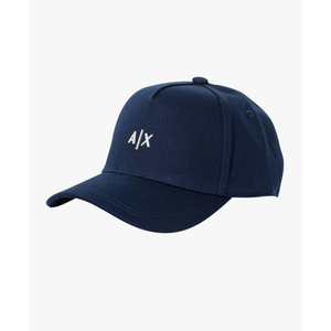 Armani Exchange Mens Small Contrast Logo Baseball Hat
