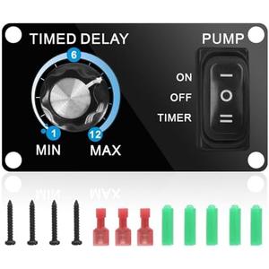 Livewell Timer Switch, Briidea Aerator Timer with Intelligent Timing Control, Waterproof and Corrosion-Resistance