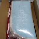 downluxe Chair Cushions for Dining Chairs, Memory Foam Linen Kitchen Chair Pads with Ties, Waterproof, Stain-Resistant and Washable Cover, 17" x 16" x 2.5", Red, 2 Pack