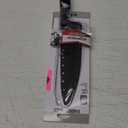 Farberware Edgekeeper 8-Inch Chef Knife with Self-Sharpening Blade Cover, High Carbon-Stainless Steel Kitchen Knife with Ergonomic Handle, Razor-Sharp Knife, Black